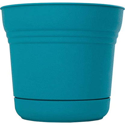 Bloem 814174023082 Saturn Planter with Saucer, 5", Calypso (SP0527), 5" - color: Calypso, size: 5"