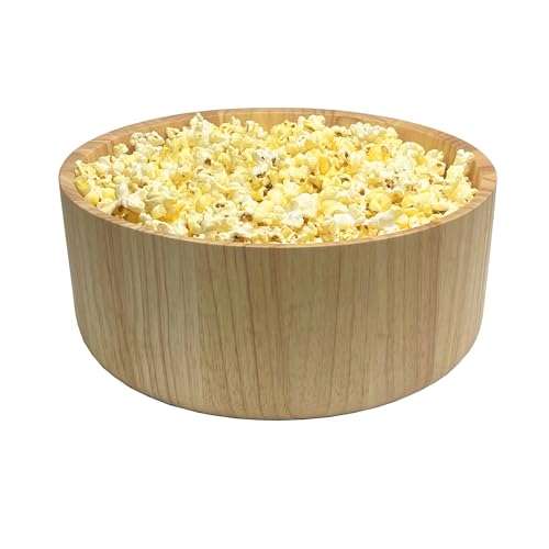 Woodard & Charles Rubberwood 11" Salad Bowl with Servers, 3 Piece Set | Wood Salad Bowl with 10" Matching Servers; Serve Salad, Fruit, Popcorn and Chips and More. Great for Everyday Use or Parties - size: 11" x 4" Rubberwood Bowl with Servers