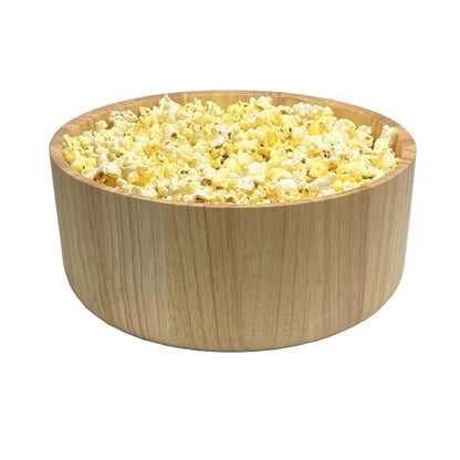 Woodard & Charles Rubberwood 11" Salad Bowl with Servers, 3 Piece Set | Wood Salad Bowl with 10" Matching Servers; Serve Salad, Fruit, Popcorn and Chips and More. Great for Everyday Use or Parties - size: 11" x 4" Rubberwood Bowl with Servers