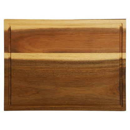 Elama 15.5 x 12 Inch Acacia Wood 1.5 Inch Thick Butcher Block – Heavy-Duty Cutting and Serving Board for Meat, Cheese, and Vegetables (15.5 x 12 Inch) - color: 15.5 x 12 Inch, size: 15.5"L x 12"W