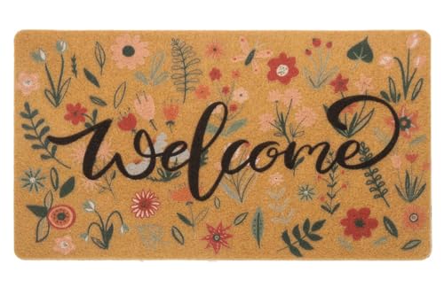 FGSS Summer Spring Doormat Welcome-Door-Mats Holiday-Doormats 17X29 Inch - color: Welcome Spring Doormat