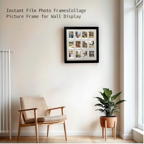 Polaroid Picture Frame Collage 2x3 Instax Mini Film-12 Openings - size: 13.85×12.6