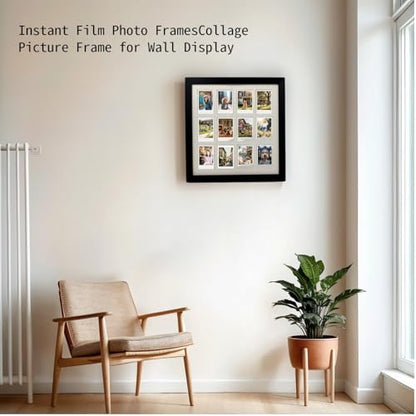 Polaroid Picture Frame Collage 2x3 Instax Mini Film-12 Openings - size: 13.85×12.6