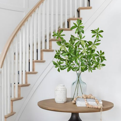41.3" Tall Artificial Greenery Stems Set of 3, Fake Plants Branches Faux Greenery Stems for Tall Vase, Fake Greenerys with Seeds for Home & Office, Party, Wedding, Farmhouse, Desk, Table Centerpieces - size: # Set of 3 Greenery Stems