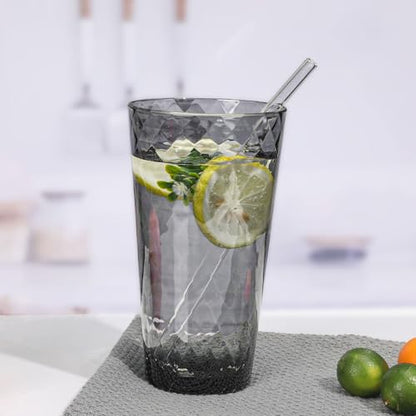 BPA-Free Plastic Tumblers 8 Pack (8x22oz) | Reusable Dishwasher Safe | Stackable Shatterproof Cups | Plastic Drinkware & Drinking Tumblers for Restaurant, Home, Party - color: Gray, size: 8-Pack