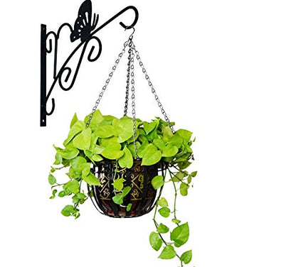 Heybe 4Pack - 24 Inch 4 Leads Hanging Chain with Hooks Flower Pot Chain Replacement Plant Hangers for Bird Feeders, Planters and Lanterns (Silver) - color: Silver