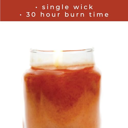 A Cheerful Giver - Whiskey Barrel - 6oz Baby Scented Candle Jar with Lid - Keepers of the Light - 35 Hours of Burn Time, Gift for Women, Brown - size: 6 oz, style: Whiskey Barrel