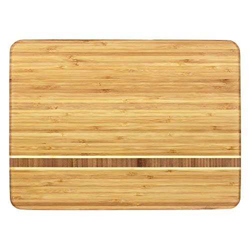 Totally Bamboo Martinique Bamboo Serving and Cutting Board, 15" x 11" - size: 15"L x 11"W