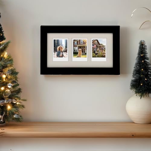 Polaroid Picture Frame Collage 2x3 Instax Mini Film - 3 Openings - size: 10.6×6.3