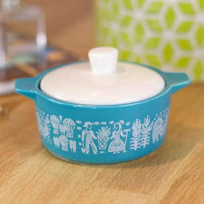 Butterprint-Inspired Ceramic Trinket Box with Lid, Keepsake