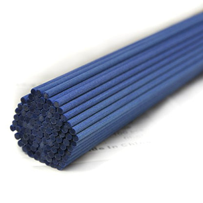 50 Pieces Fiber Reed Diffuser Replacement Refill Sticks for Aroma Fragrance (Blue, 10" x3mm) - color: Blue, size: 10"x3mm