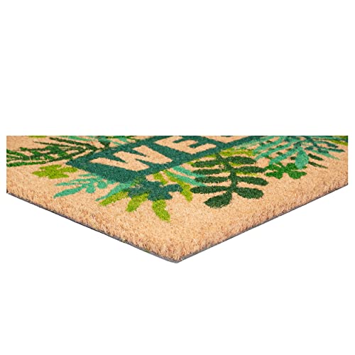 Calloway Mills Greenery Welcome 17”x29” - color: Greenery Welcome, size: 1'5" x 2'5" (Rectangular)