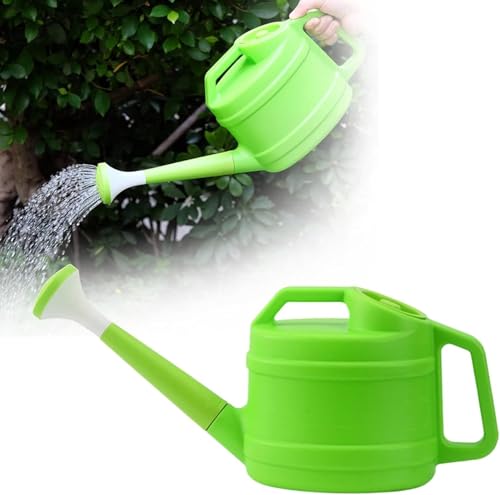 3.5L Watering Can,Indoor Watering Can for Outdoor Plants with Removable Long Spout,Small Watering Cans for Indoor Outdoor Garden Flowers Plants,Plant Watering Devices (Green) - color: Green