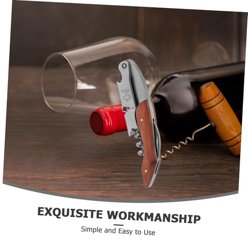 ABOOFAN Stainless Steel Wine Accessory Set Unique Bottle Opener Decorative Opener Wine Tools Kit Golf Set