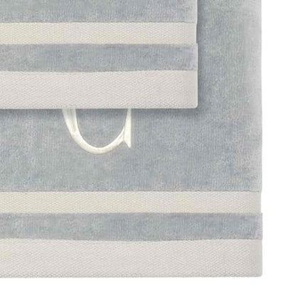 Avanti Linens - Towel Set, Soft & Absorbent Cotton, Embroidered Bathroom Decor, Set of 5 (Monogram Collection, Initial C) - style: C
