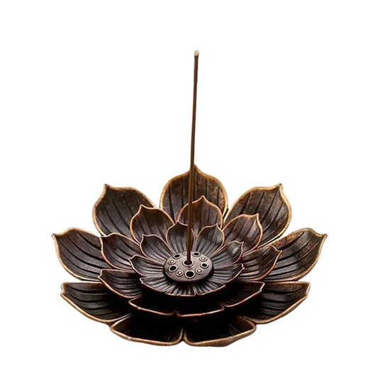 Incense Holder with Incense Stick Tray: Multi-Functional Incense Burner and Stick Holder Combo (Black) - color: Black