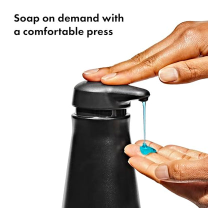 OXO Good Grips Stainless Steel Soap Dispenser - Black - color: Black, style: Soap Dispenser
