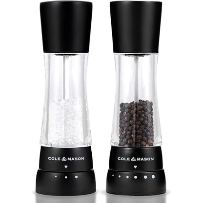 Cole & Mason Seasoning Mill Derwent 190mm Clr SS PM Matt Black - color: Matte Black