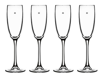 Cuisinart CG-01-S4CF The Star's The Limit Collection Champagne Flute, Set of 4