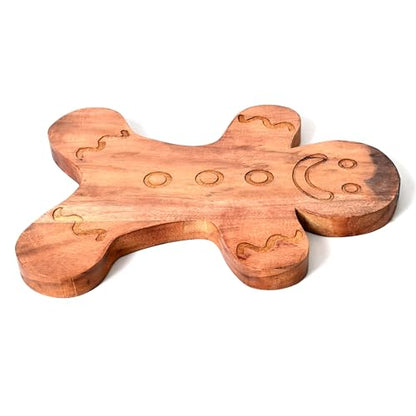 Sophia Art 100% Acacia Wooden Chopping Board, Butcher Block for Vegetables, Cafe and Restaurant, Serving Board,Charcuterie Board Cutting Board, Brown (Ginger Bread Board, 13.5"L x 10.75"W) - color: Ginger Bread Board, 15"L x 7"W