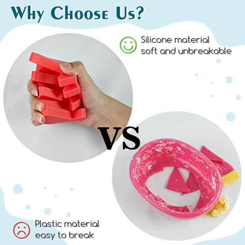 Silicone Soap Dish Self Draining with Suction Cups (Red,1 Pack) | Waterfall drainage design drains fast to keep soap dry silicone soap saver with reusable suction cups for bathroom & kitchen - color: Christmas Red, size: 1