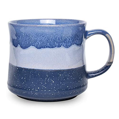 PCS 21 Oz Bosmarlin Large Stoneware Coffee Mug - color: Blue