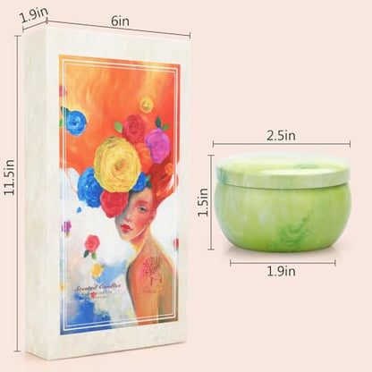 Aromatherapy Candle Gift Set for Women, Pack of 2, 16 Pack Fruity Floral Soy Wax Candles - size: Classic 2-Set Bundle (16 Candles)
