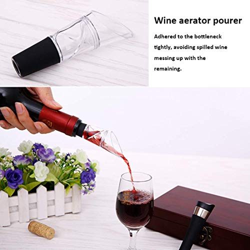 Wine Wing Opener Corkscrew Stainless Steel Professional Set with Foil Cutter for Home/Restaurant/Party