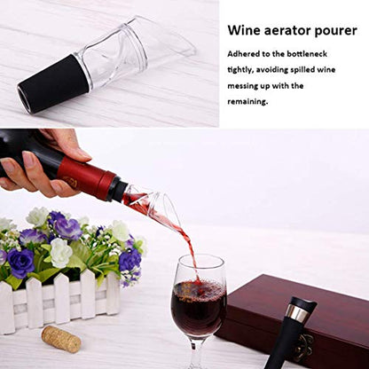 Wine Wing Opener Corkscrew Stainless Steel Professional Set with Foil Cutter for Home/Restaurant/Party