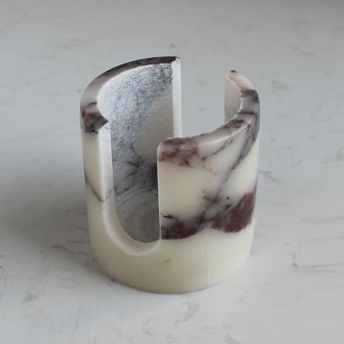 Natural Marble Travertine Sponge Holder for Kitchen Counter, Drying Rack, Sponge Caddy for Sink Organizer - Calacatta Viola Marble - color: Calacatta Viola Marble