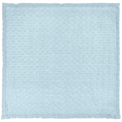 Karma Waffle Weave Dishcloth Set/Holder Simple - color: Blue Simple