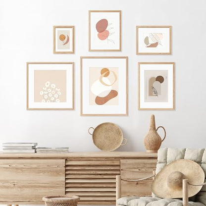 16x20 Picture Frame Natural Solid Oak Photo Frames with 11x14 Removable Mat Wall Hanging Large Handcrafted Frame with HD Plexiglass Wall and Tabletop Display Large Poster Frame - color: Oak, size: 16X20,1P