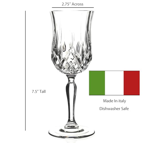 Lorren Home Trends Opera Red Wine Glass, Set of 6 - color: Red Wine