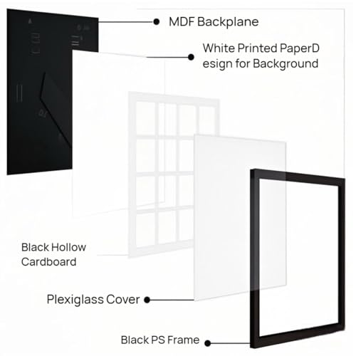 Polaroid Picture Frame Collage 2x3 Instax Mini Film-16 Openings - size: 17.6×12.6