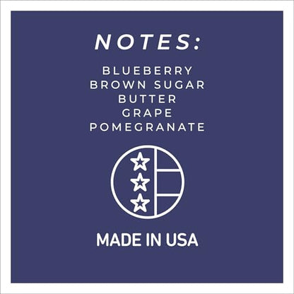 A Cheerful Giver — Blueberry Muffins - 34oz Papa Scented Candle Jar with Lid - Keepers of the Light - 155 Hours of Burn Time, Gift for Women, Blue - size: 34 oz