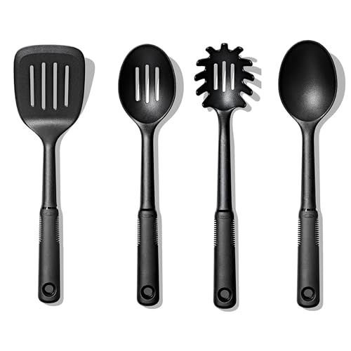 OXO Good Grips 4-Piece Nylon Tool Set, 2.3, Black - color: Black