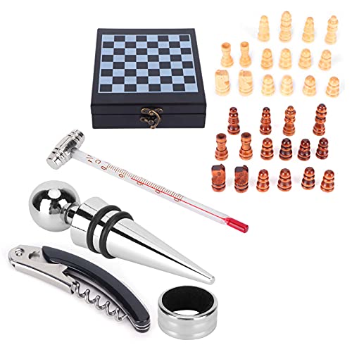 TANIQIACA Stainless Steel Wine Opener Set with Thermometer for Bar and Home Kitchen Use