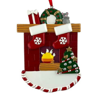 Customized and Personalized Couple Christmas Ornament - Family of 2-6 with One Pet - Add 1 of The 26 Different Dogs and Cats to Design Your Own Custom Pet Tree -Made to Order (Family of 2 with 1 Pet) - size: Family of 2 with 1 Pet
