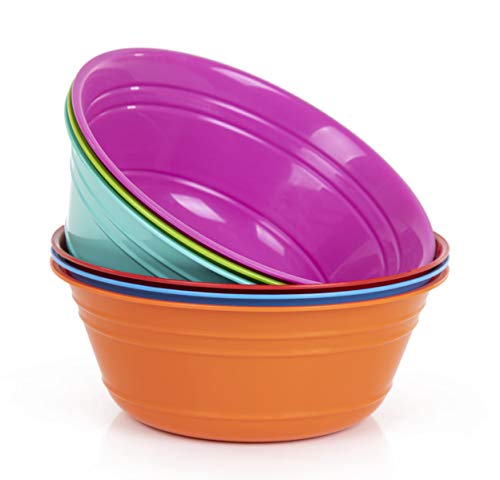 Mintra Home Snack Bowls (Small 6pk (600ml), Assorted) - 5.75inW x 2.25inH - color: Assorted, size: Small 6pk (600ml)