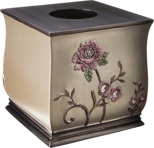 Resin Tissue Box Cover for Modern Home Decor - Minimalist Square Tissue Box Holder for Guest Room, Bedroom, Bathroom, Tabletop & Office - Durable and Aesthetic Tissue Holder, Larrisa - color: Larrisa