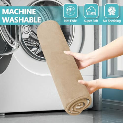 Beige Bath Mat Sets Extra Soft Memory Foam Bathroom Rugs 3 Piece Non Slip Absorbent & Dry Living Mat Sets Washable Bath Carpets with Toilet Rug,Bath Rugs for Bathroom,Tub,Shower,Kitchen,Bedroom - color: Beige