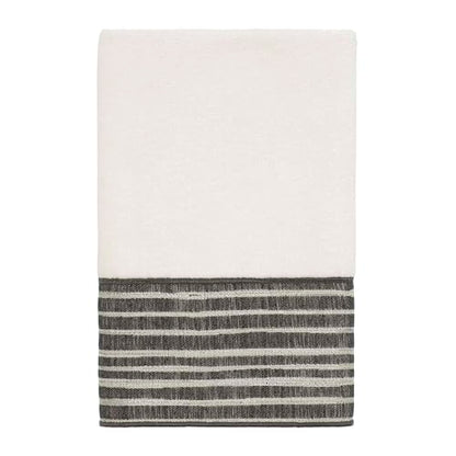 Avanti Linens - 3pc Towel Set, Soft & Absorbent Cotton Towels (Weston Collection, White) - color: White, size: 3 Pack Towels
