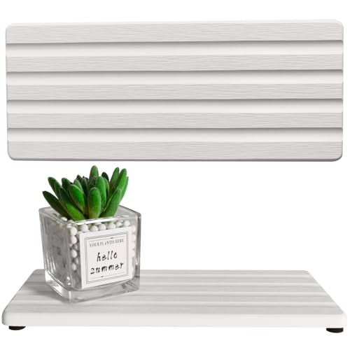 Diatomite Soap Dish Holder Water Absorbing Stone Tray Bathroom Countertop | 2PCS, 9.5" x 4", Fast Drying, Kitchen Sink Organizer, Vanity Tray, Diatomaceous Earth Coaster, Sponge Holder, Sink Caddy - color: White, size: 9.5" x 4" (24 x 10cm)