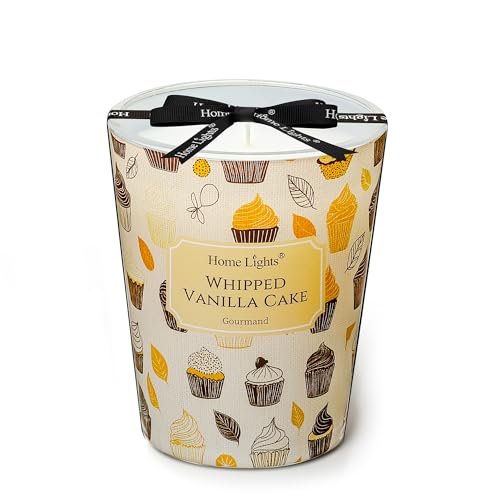 HomeLights Scented Candles for Women & Men, 6.7oz Candle Jars Aromatherapy Single Wick Candle, Ideal for Rustic Modern Home Decor and Gifts, Whipped Vanilla Cake - color: Whipped Vanilla Cake