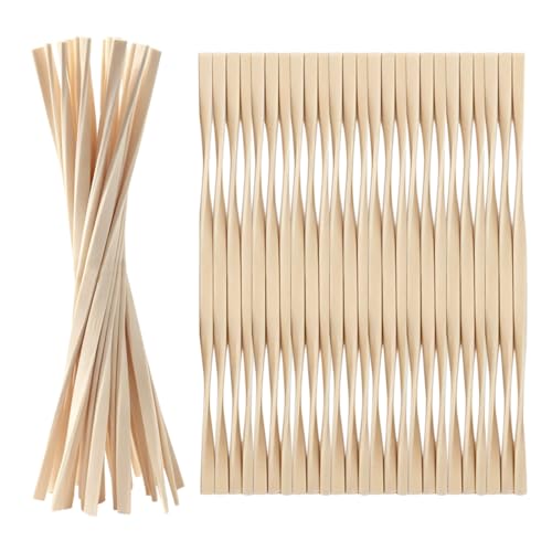 10 Inch Diffuser Sticks - Rattan Fiber Sticks for Essential Oil Aroma Diffuser, Long-Lasting Aroma Diffuser Replacement Sticks 25Pcs