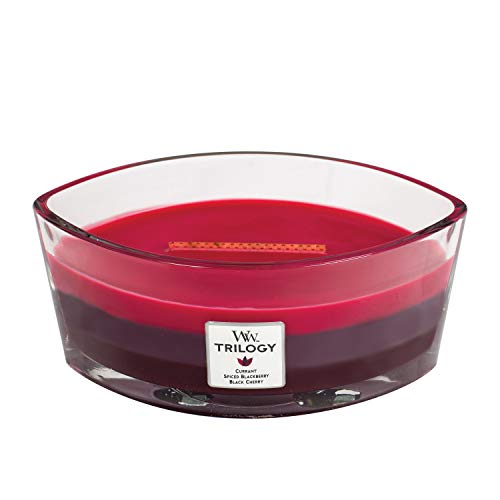 WOODWICK Trilogy Candle Elipsa Sun-Ripened Berries 76972E - color: Berries, style: ELLIPSE