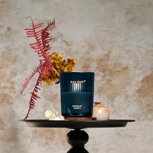 Talent Candles Jar Candles for Home Scented, Aromatherapy Candles Gifts for Women & Men, Natural Soy Candle, 8.4oz Traditional Style, Midnight Lights, GG79106NL-ML - color: Midnight Lights