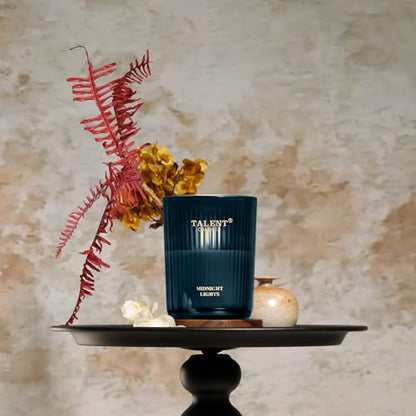 Talent Candles Jar Candles for Home Scented, Aromatherapy Candles Gifts for Women & Men, Natural Soy Candle, 8.4oz Traditional Style, Midnight Lights, GG79106NL-ML - color: Midnight Lights