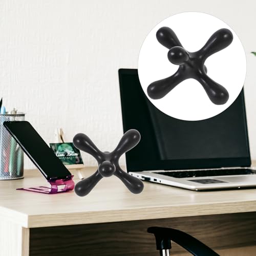 Lurrose Wear-Resistant Abstract Sculpture Craft Decor Modern Minimalist Geometric Figurine for Home Office Living Elegant Sturdy Decorative Accent for Table and Shelf Display