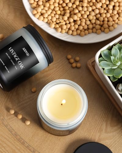 AOOVOO Scented Candles Set - 6 Pack Men Candles for Home Scented | 42 oz Soy Wax, 300 Hour Long Lasting Candle, Aromatherapy Candle, Birthday, Christmas, Valentine, Gifts Set for Men - size: 6 Pack Mens Candles